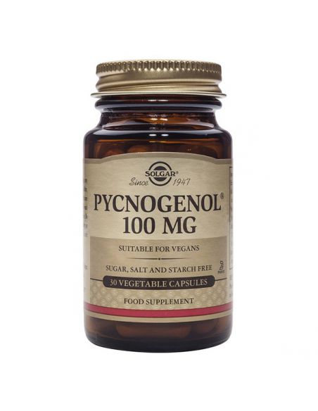 Pino 100 mg. Pycnogenol Solgar - 30 cápsulas