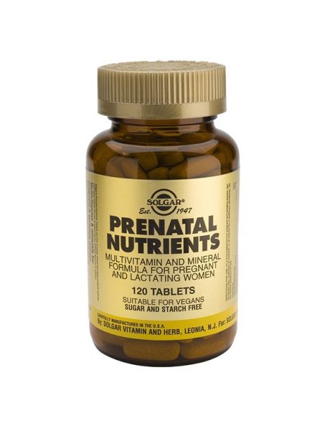 Nutrientes Prenatales Solgar - 120 comprimidos