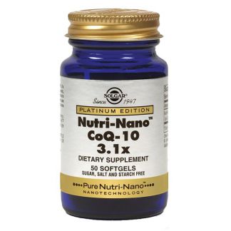 Nutri Nano CoQ 10 3.1x Solgar - 50 perlas