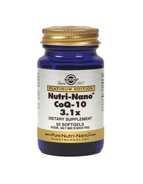 Nutri Nano CoQ 10 3.1x Solgar - 50 perlas