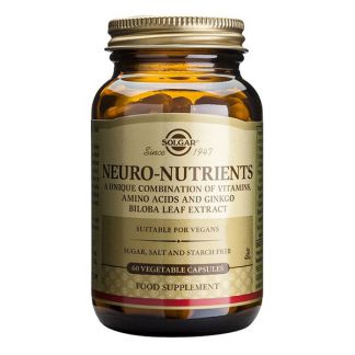 Neuro Nutrientes Solgar - 30 cápsulas
