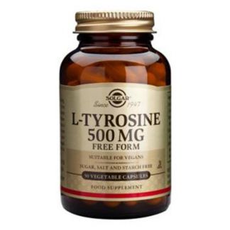 L-Tirosina 500 mg. Solgar - 50 cápsulas