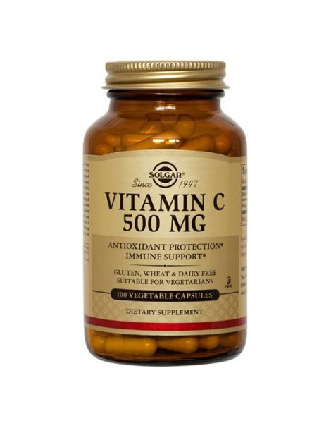 Vitamina C 500 mg. Solgar - 100 cápsulas