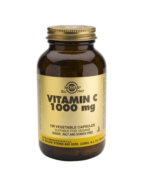 Vitamina C 1000 mg. Solgar - 100 cápsulas