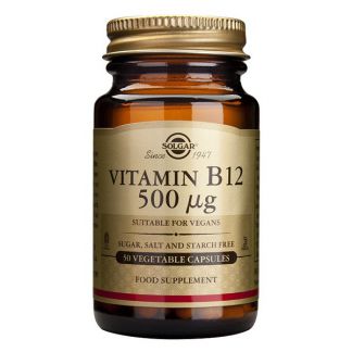 Vitamina B12 500 mcg. Solgar - 50 cápsulas