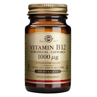 Vitamina B12 1000 mcg. Solgar - 250 comprimidos