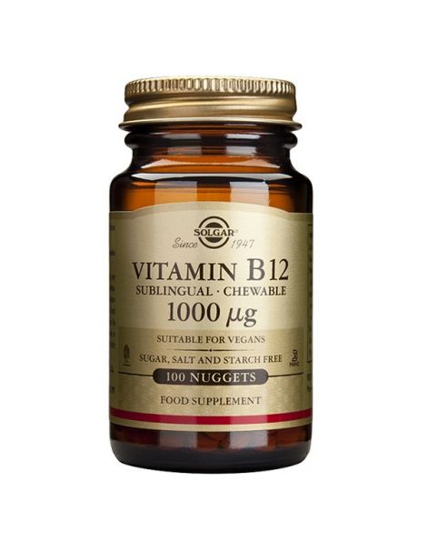 Vitamina B12 1000 mcg. Solgar - 250 comprimidos