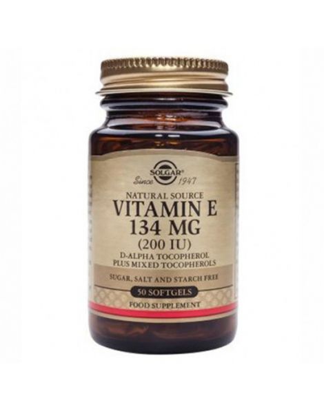 Vitamina E 134 mg. (200 UI) Solgar - 250 perlas