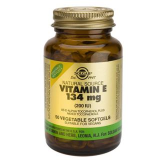 Vitamina E 134 mg. (200 UI) Solgar - 100 perlas vegetales