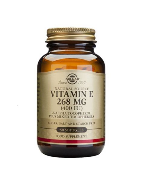 Vitamina E 268 mg. (400 UI) Solgar - 250 perlas