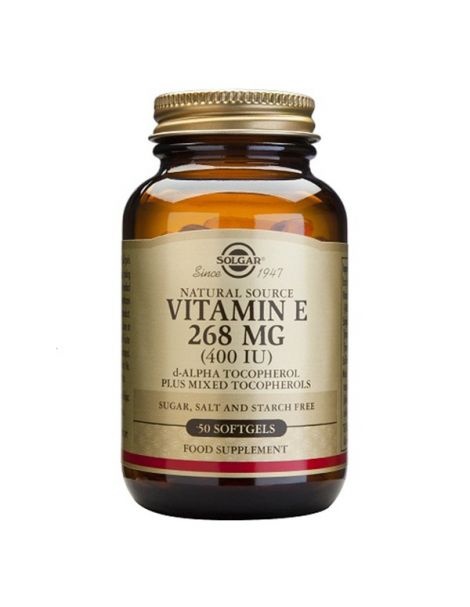 Vitamina E 268 mg. (400 UI) Solgar - 50 perlas