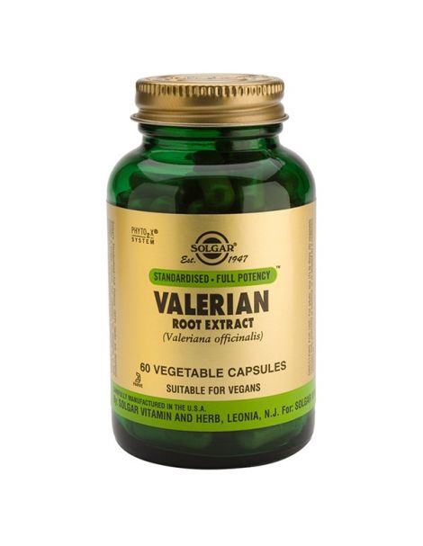 Valeriana Extracto de Raíz Solgar - 60 cápsulas
