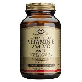 Vitamina E 268 mg. (400 UI) Solgar - 50 perlas vegetales