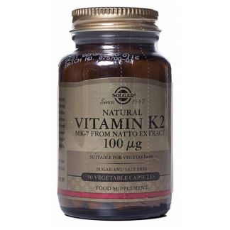 Vitamina K2 100 mcg. Solgar - 50 cápsulas