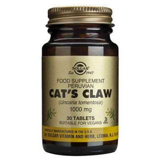 Uña de Gato 1000 mg. Solgar - 30 comprimidos