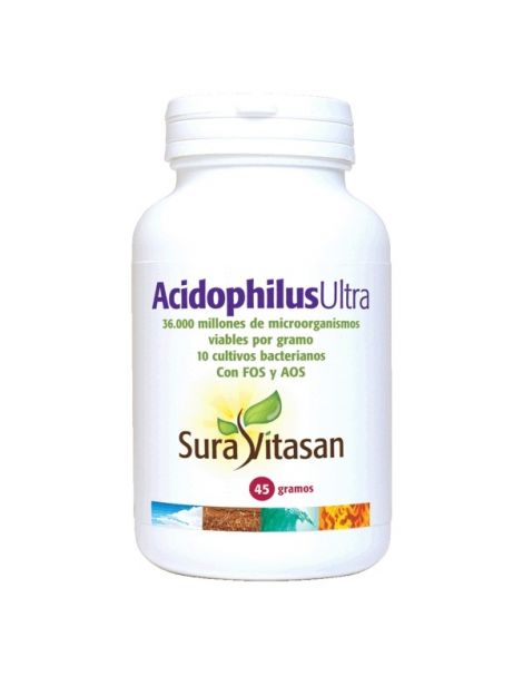 Acidophilus Ultra 36.000 Millones por gramo Sura Vitasan - polvo 45 gramos