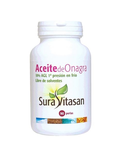 Aceite de Onagra 500 mg. 10% AGL Sura Vitasan - 90 perlas