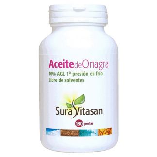 Aceite de Onagra 500 mg. 10% AGL Sura Vitasan - 180 perlas