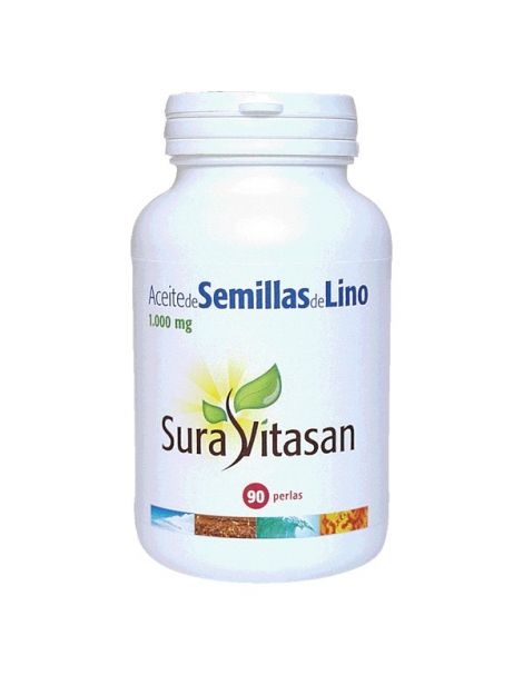 Aceite de Semillas de Lino 1000 mg. Sura Vitasan - 90 perlas