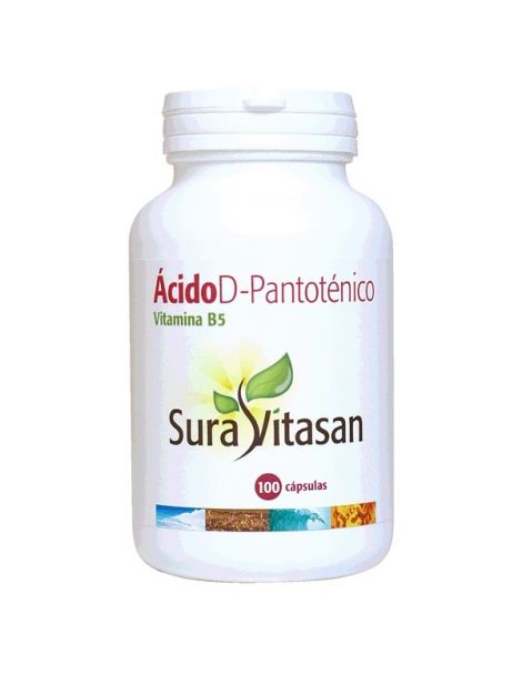 Ácido D-Pantoténico 500 mg. Sura Vitasan - 100 cápsulas