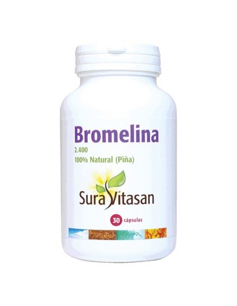 Bromelina 2400 500 mg. Sura Vitasan - 30 cápsulas