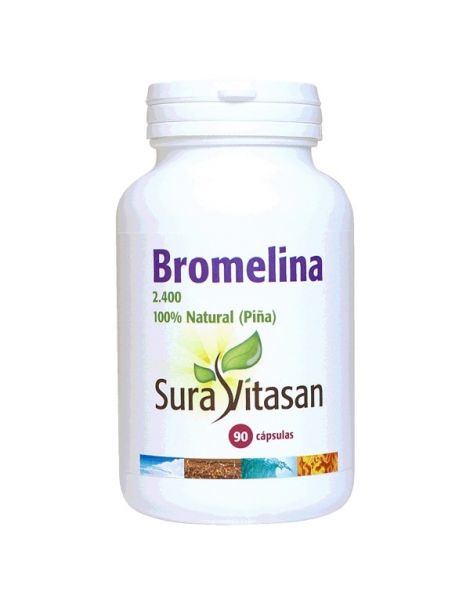 Bromelina 2400 500 mg. Sura Vitasan - 90 cápsulas