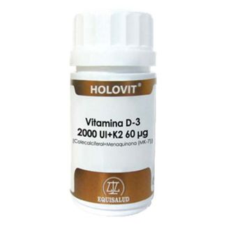 Holovit Vitamina D3 2000 UI (Colecalciferol) Equisalud - 50 cápsulas