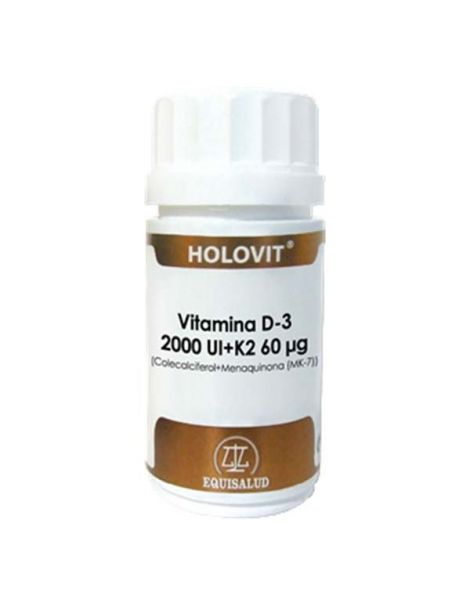 Holovit Vitamina D3 2000 UI (Colecalciferol) Equisalud - 50 cápsulas