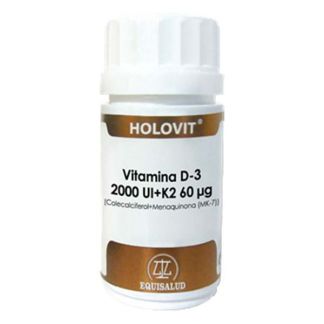 Holovit Vitamina D3 2000 UI (Colecalciferol) Equisalud - 180 cápsulas