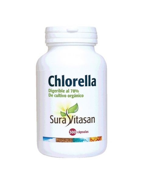 Chlorella 455 mg. Sura Vitasan - 300 cápsulas