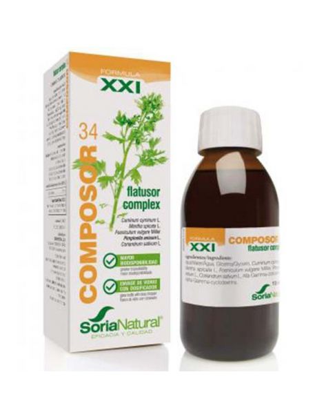 Composor 34 Flatusor Complex Fórmula XXI - 100 ml.