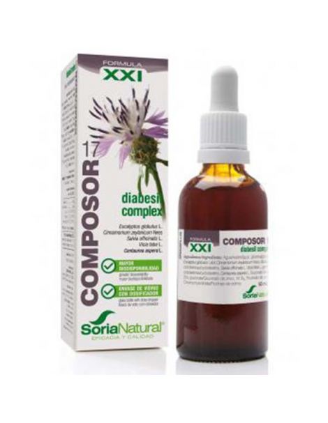 Composor 17 Diabesil Complex Fórmula XXI - 50 ml.