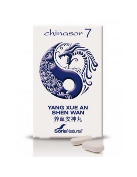 Chinasor 07 YANG XUE AN SHEN WAN Soria Natural  - 30 comprimidos