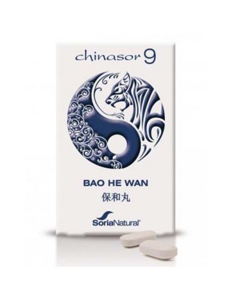 Chinasor 09 BAO HE WAN Soria Natural  - 30 comprimidos