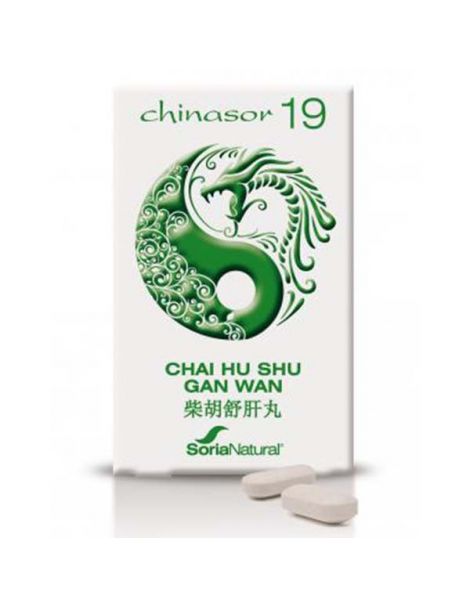 Chinasor 19 CHAI HU SHU GAN WAN Soria Natural  - 30 comprimidos