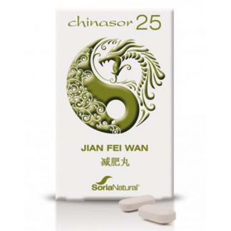Chinasor 25 JIAN FEI WAN Soria Natural  - 30 comprimidos