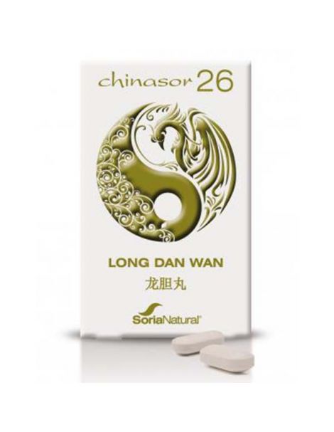 Chinasor 26 LONG DAN WAN Soria Natural  - 30 comprimidos