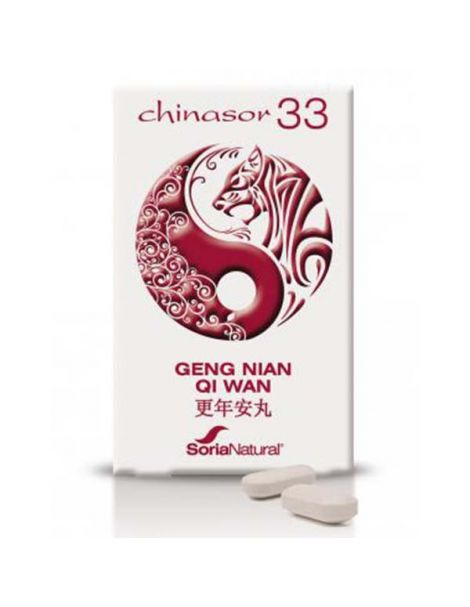 Chinasor 33 GENG NIAN QI WAN Soria Natural  - 30 comprimidos
