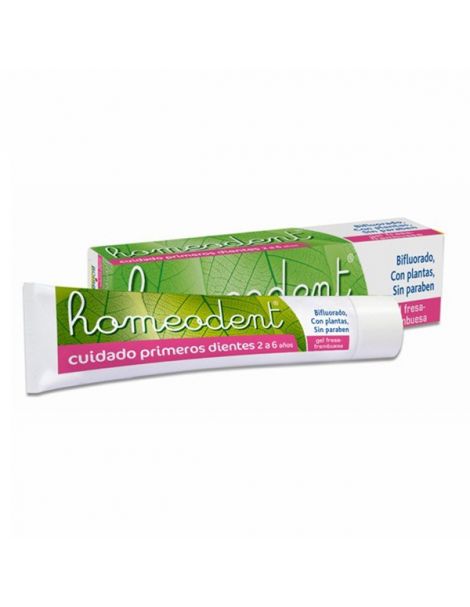 Dentífrico Homeodent Fresa-Frambuesa Boiron - 50 ml.