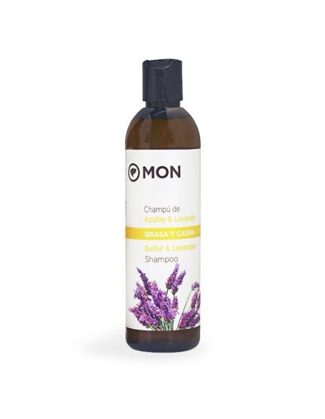 Champú Cabello Graso de Azufre y Lavanda Mon - 300 ml.