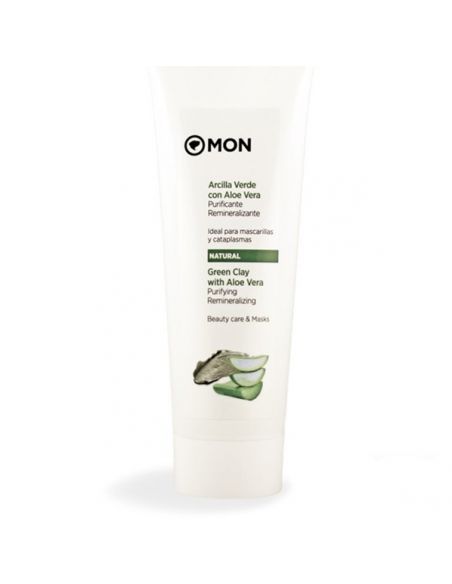 Arcilla Verde con Aloe Vera Mon - 300 ml.