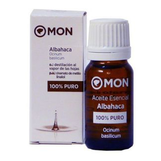 Aceite Esencial de Albahaca Mon - 12 ml.