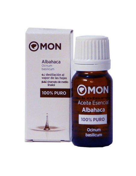 Aceite Esencial de Albahaca Mon - 12 ml.