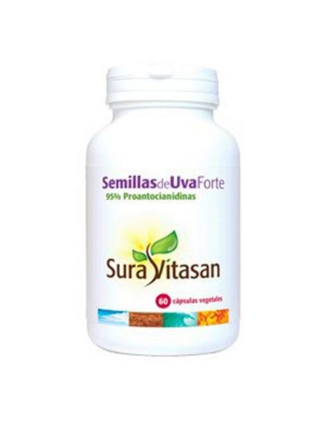 Semillas de Uva Forte 600 mg. Sura Vitasan - 60 cápsulas