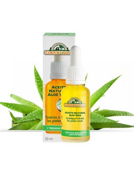 Aceite Natural de Aloe Vera Corpore Sano - 30 ml.