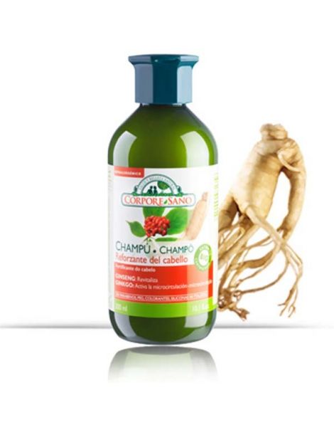 Champú Reforzante Ginseng y Ginkgo Corpore Sano - 300 ml.