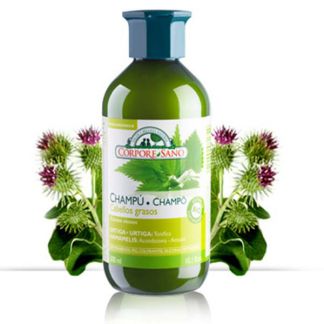 Champú Cabellos Grasos Ortiga y Hamamelis Corpore Sano - 300 ml.