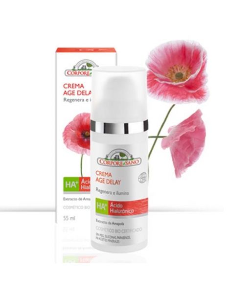 Crema HA+ Age Delay Regenera e Ilumina Corpore Sano - 55 ml.