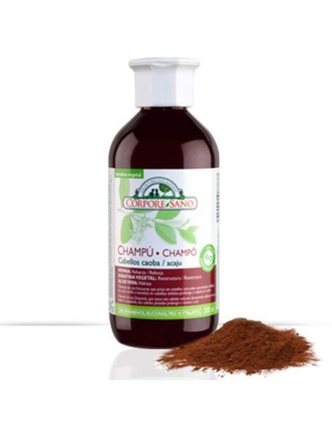 Champú Henna Cabellos Caoba Corpore Sano - 300 ml.