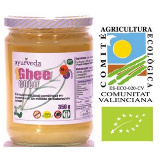 Ghee con Aceite de Coco Bio Ayurveda Auténtico - 350 gramos